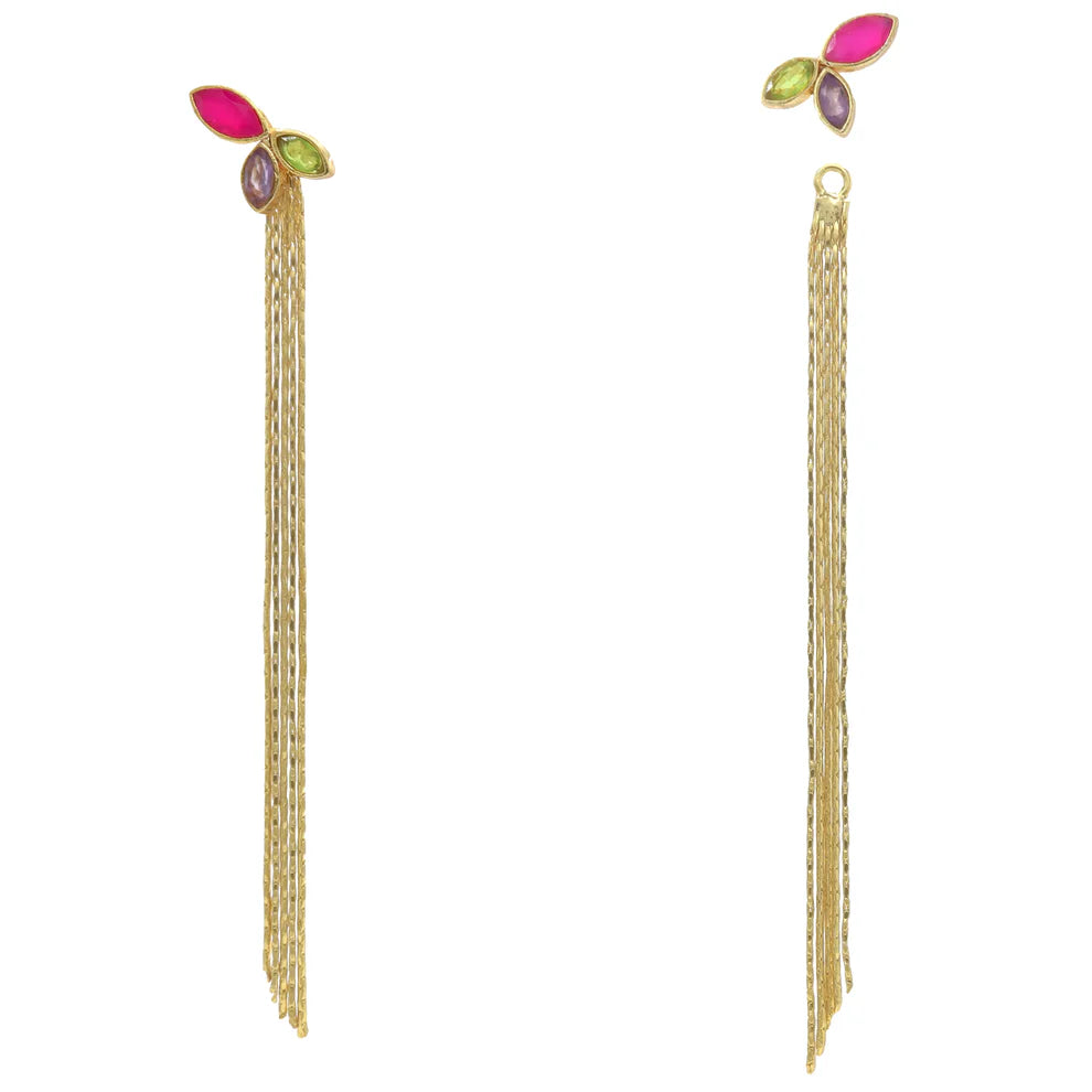 Multicolor Detachable Centella Earrings