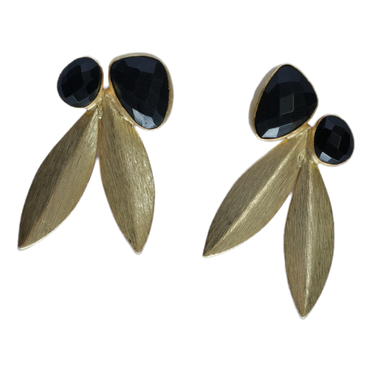 Black Bloom Earring