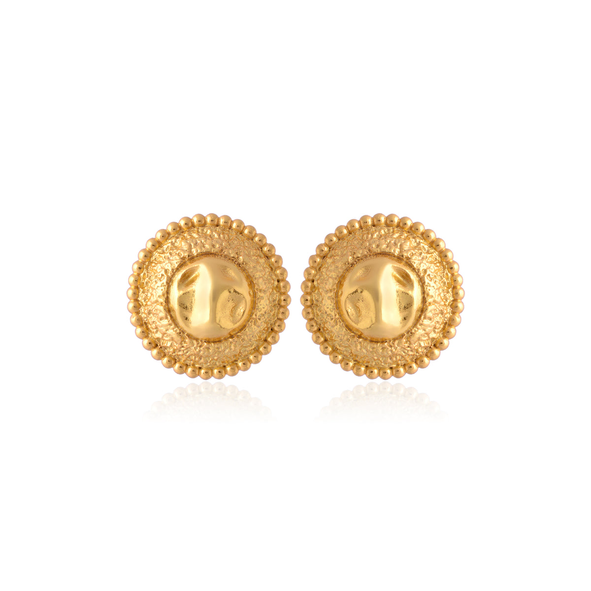 Gold Moon Earring